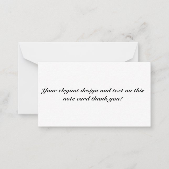 Tarjeta de nota plana (Anverso)