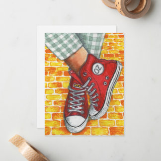 Tarjeta de nota plana