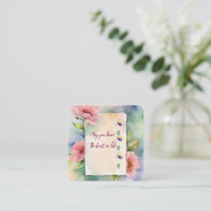 Tarjeta de nota plana