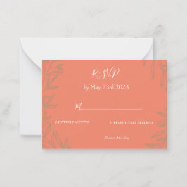 Tarjeta de nota plana