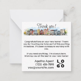 Tarjeta de nota plana