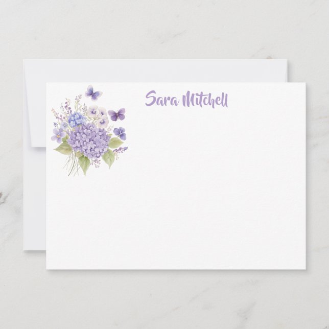 Tarjeta de nota plana (Anverso)