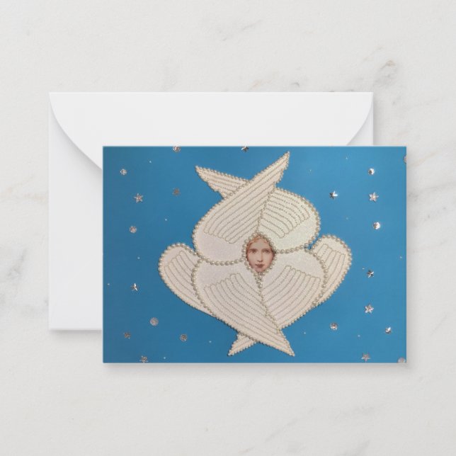 Tarjeta de nota plana Angel (Anverso)