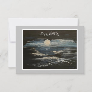Tarjeta de nota plana Blue Moon