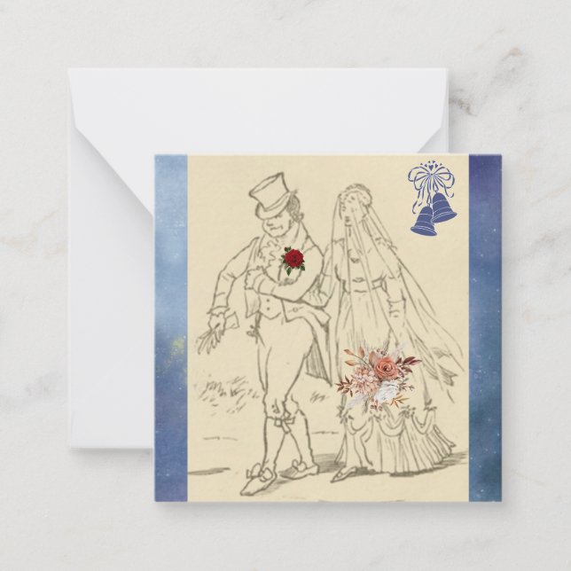 Tarjeta de nota plana de 2,5" x 2,5" (Anverso)