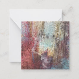 Tarjeta de nota plana de 2,5" x 2,5"