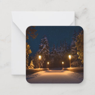 Tarjeta de nota plana de 2,5" x 2,5"