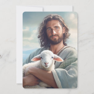 Tarjeta de nota plana de Jesús