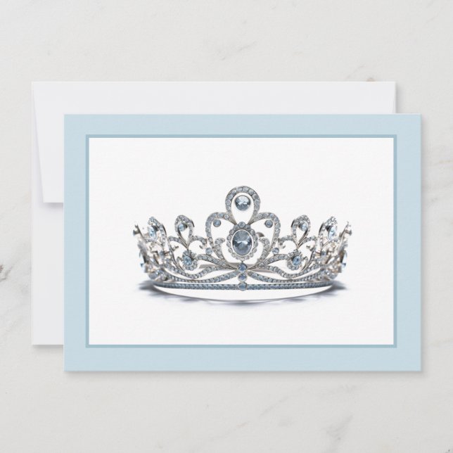 Tarjeta de nota plana de la corona del concurso (Anverso)