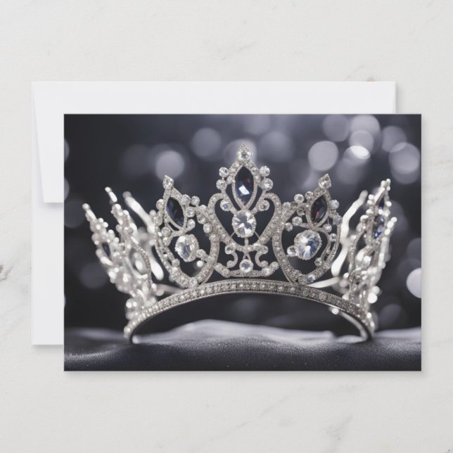Tarjeta de nota plana de la corona del concurso (Anverso)