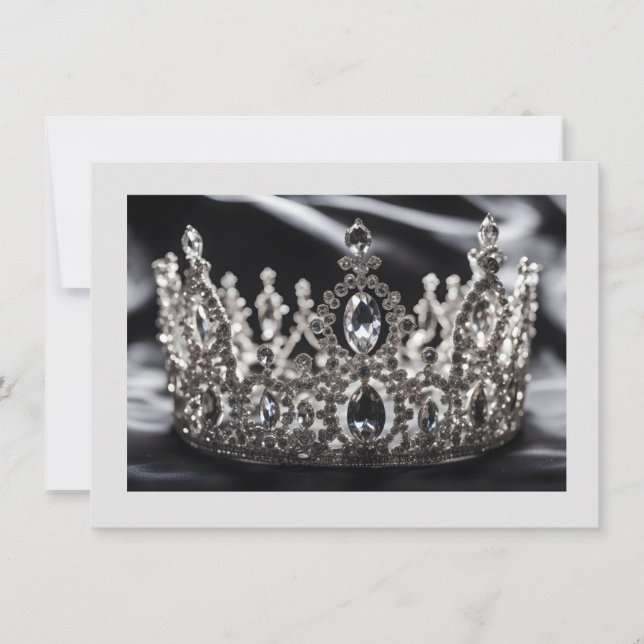 Tarjeta de nota plana de la corona del concurso (Anverso)