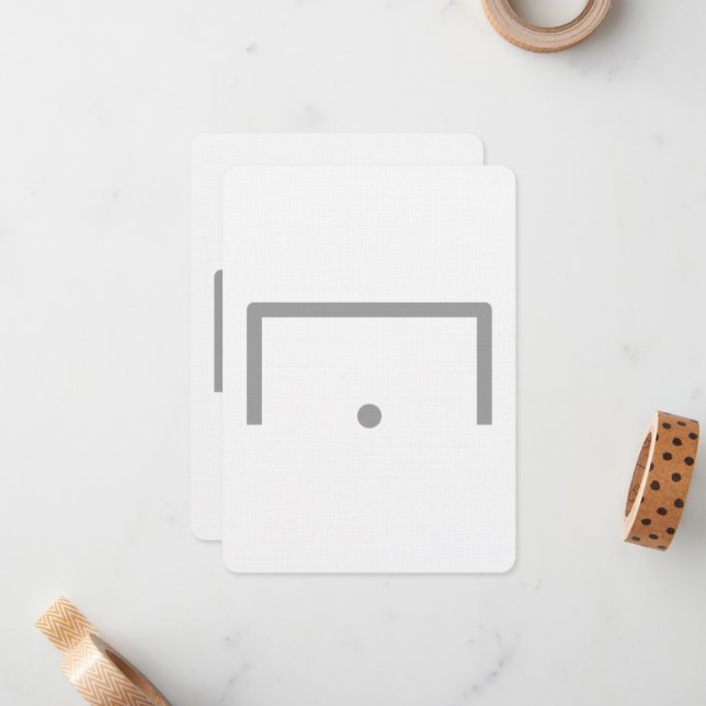 Tarjeta de nota plana de objetivo (Anverso/Reverso In Situ)