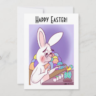 Tarjeta de nota plana de sorpresa de Semana Santa