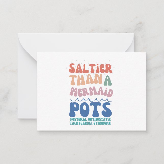 Tarjeta de nota plana de verano (Anverso)