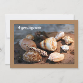 Tarjeta de nota plana de viaje