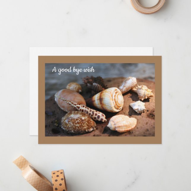 Tarjeta de nota plana de viaje (Anverso/Reverso In Situ)