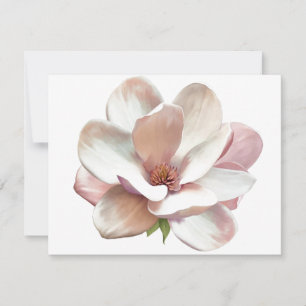 Tarjeta de nota plana del sur de Magnolia