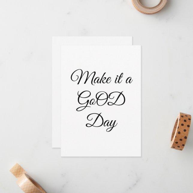 Tarjeta de nota plana GoOD (Anverso/Reverso In Situ)