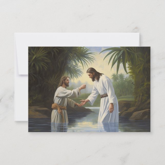 Tarjeta de nota plana Jesús (Anverso)
