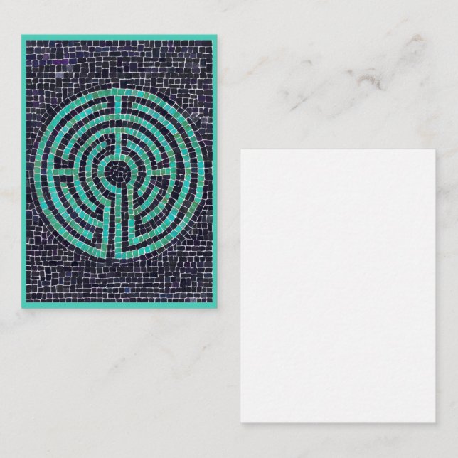 Tarjeta de nota plana LABYRINTH III 3.5x2.5 (Anverso / Reverso)