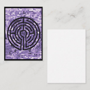 Tarjeta de nota plana LABYRINTH VI 3.5x2.5