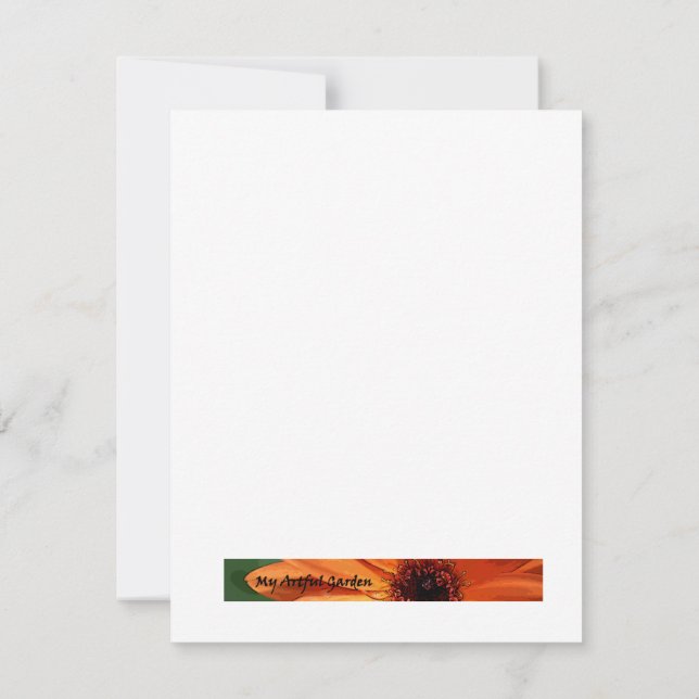 Tarjeta de nota plana Luna Goddess (Reverso)