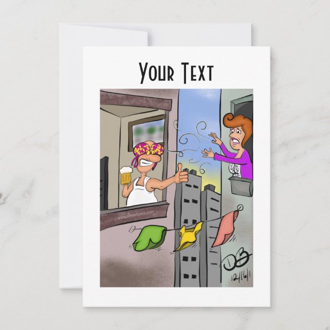 Tarjeta de nota plana Oops (Anverso)