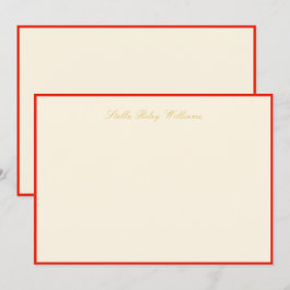 Tarjeta de nota plana Park Avenue 5"x7"
