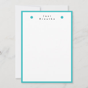 Tarjeta de nota plana personalizada