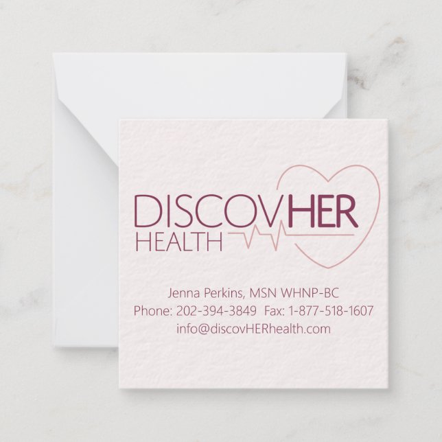 Tarjeta de nota plana personalizada (Anverso)