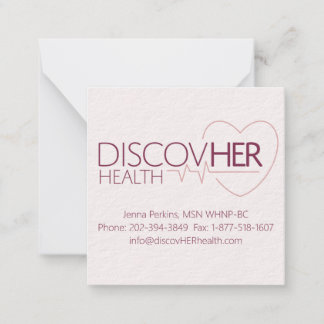 Tarjeta de nota plana personalizada