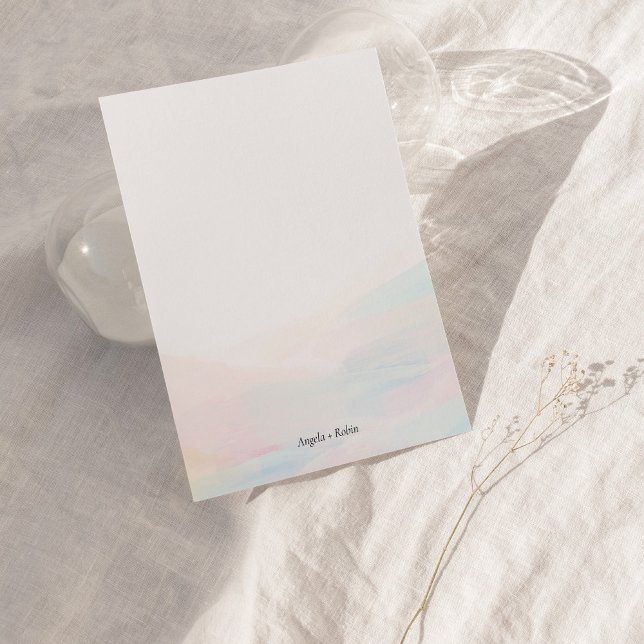 Tarjeta de nota plana personalizada de arte abstra (Subido por el creador)