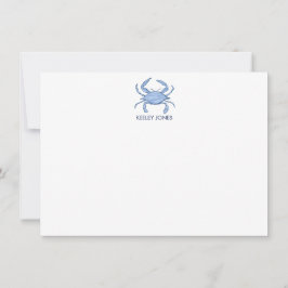Tarjeta de nota plana personalizada de Moda coster