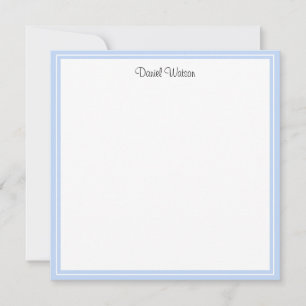 Tarjeta de nota plana personalizado
