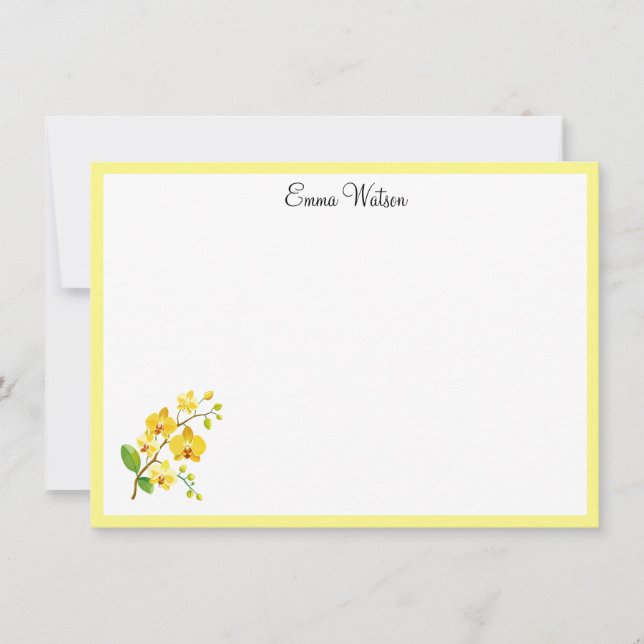 Tarjeta de nota plana personalizado (Anverso)