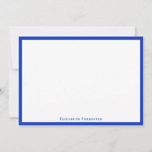 Tarjeta de nota plana plana moderna elegante de co