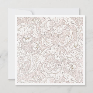 TARJETA DE NOTA PLANA : WILLIAM MORRIS : PATRÓN FL
