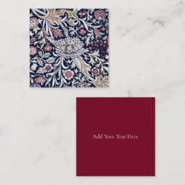 TARJETA DE NOTA PLANA : WILLIAM MORRIS : TRENT