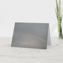 Tarjeta de nota plegada arco iris