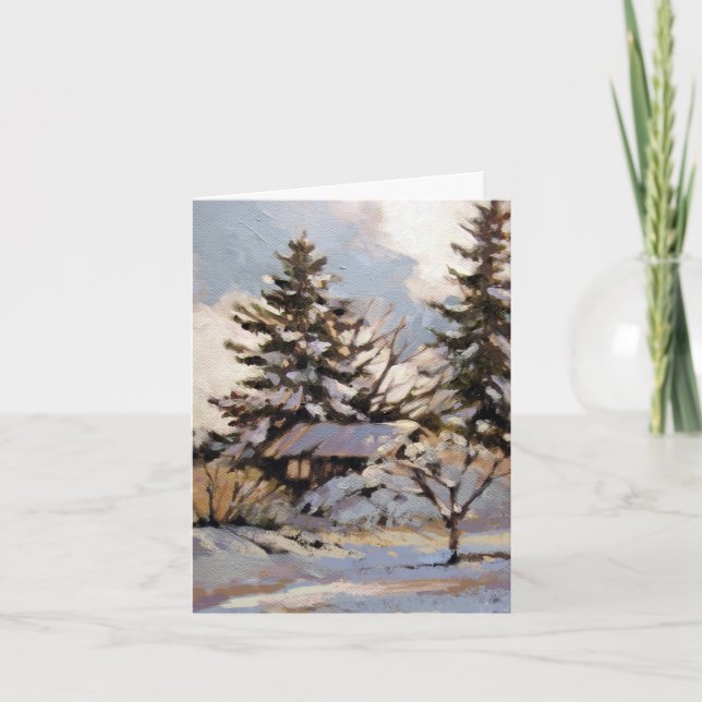 Tarjeta de nota plegada clásica (Anverso)