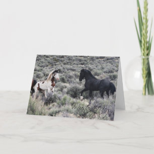 Tarjeta de nota plegada de chamán y tuiteo