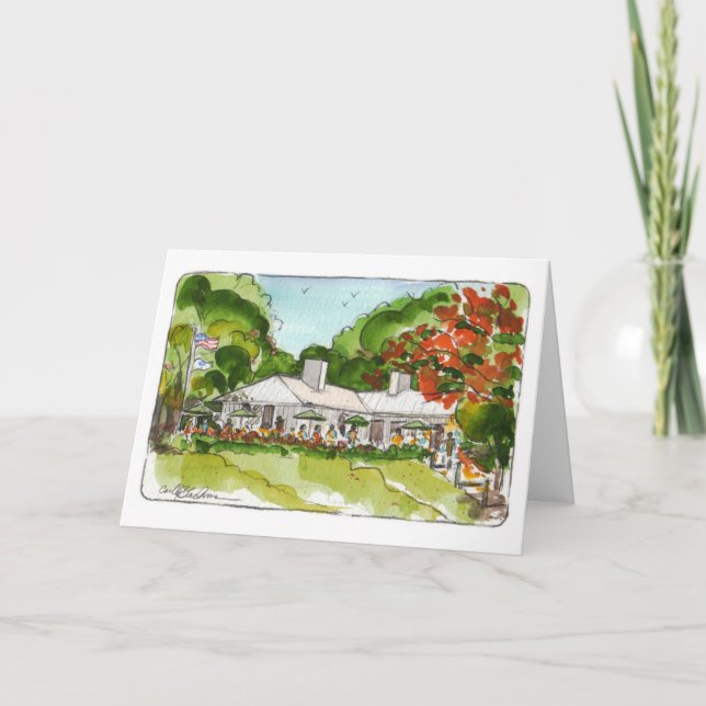 Tarjeta de nota plegada de clave de col (Anverso)