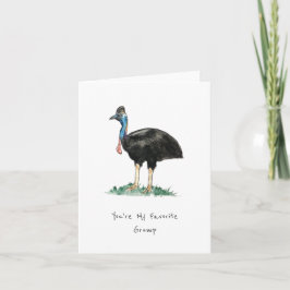 Tarjeta de nota plegada de grupo favorito