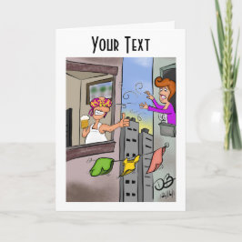 Tarjeta de nota plegada Oops