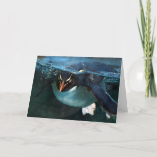 Tarjeta de nota plegada PENGUIN