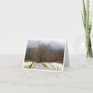 Tarjeta de nota plegada pequeña, de 4" x 5,6"