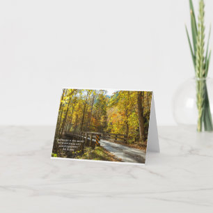 Tarjeta de nota plegada pequeña, de 4" x 5,6"