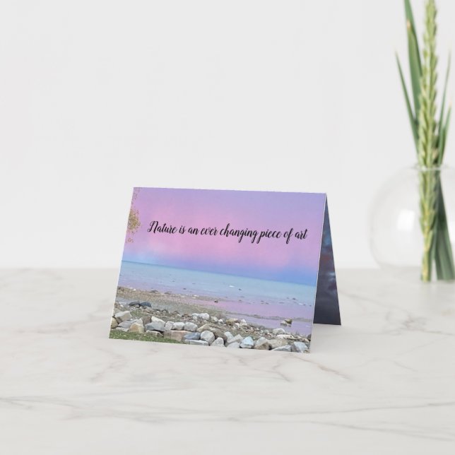 Tarjeta de nota plegada pequeña, de 4" x 5,6" (Anverso)