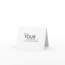 Tarjeta de nota plegada pequeña, de 4" x 5,6"