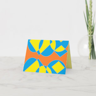 Tarjeta de nota plegada pequeña de 4" x 5,6" : en 